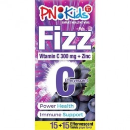 PNKids Fizz Vitamin C 300mg + Zinc Grape 15s + 15s